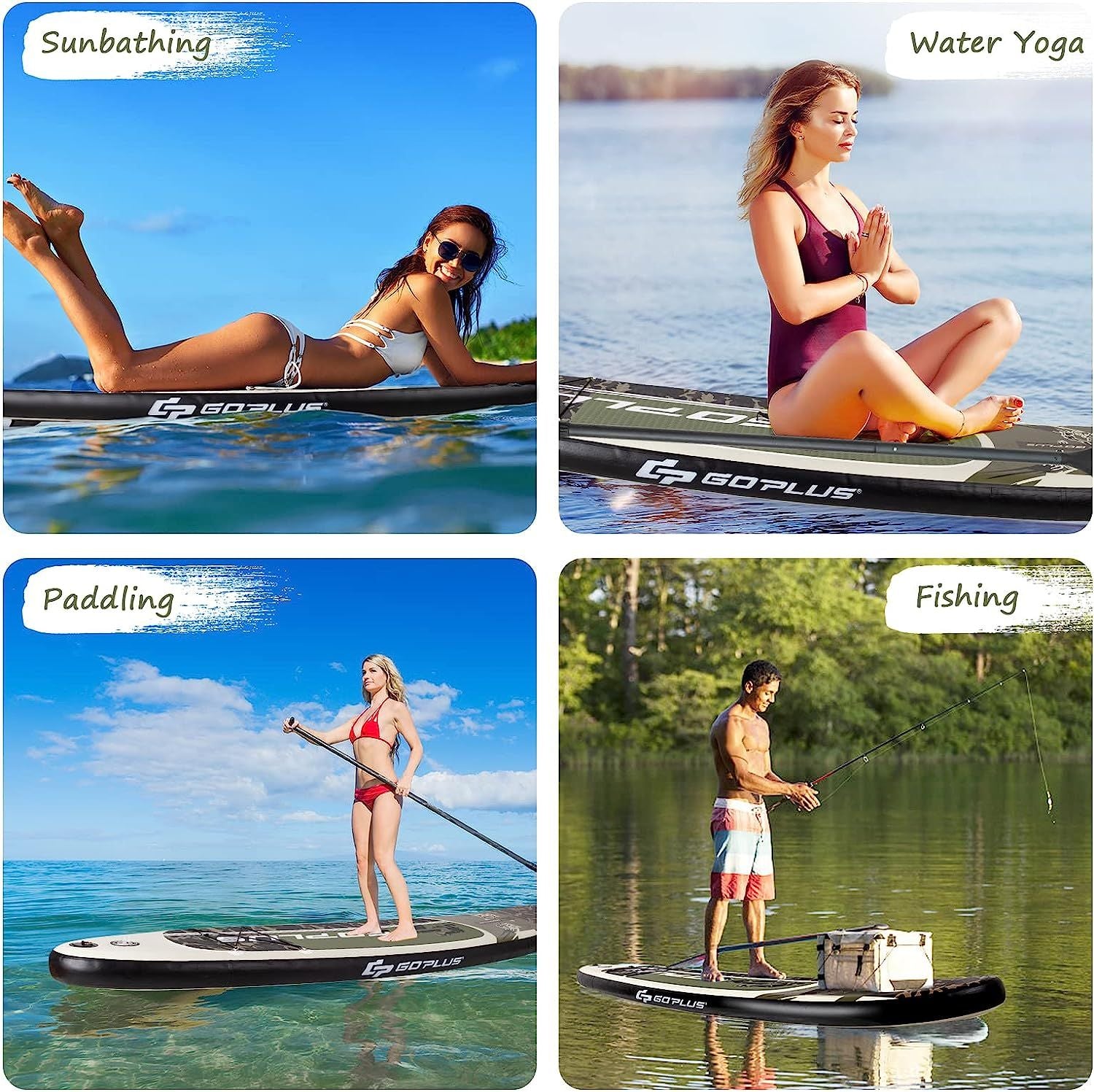 11 Feet Inflatable Stand up Paddle Board with Hand Pump